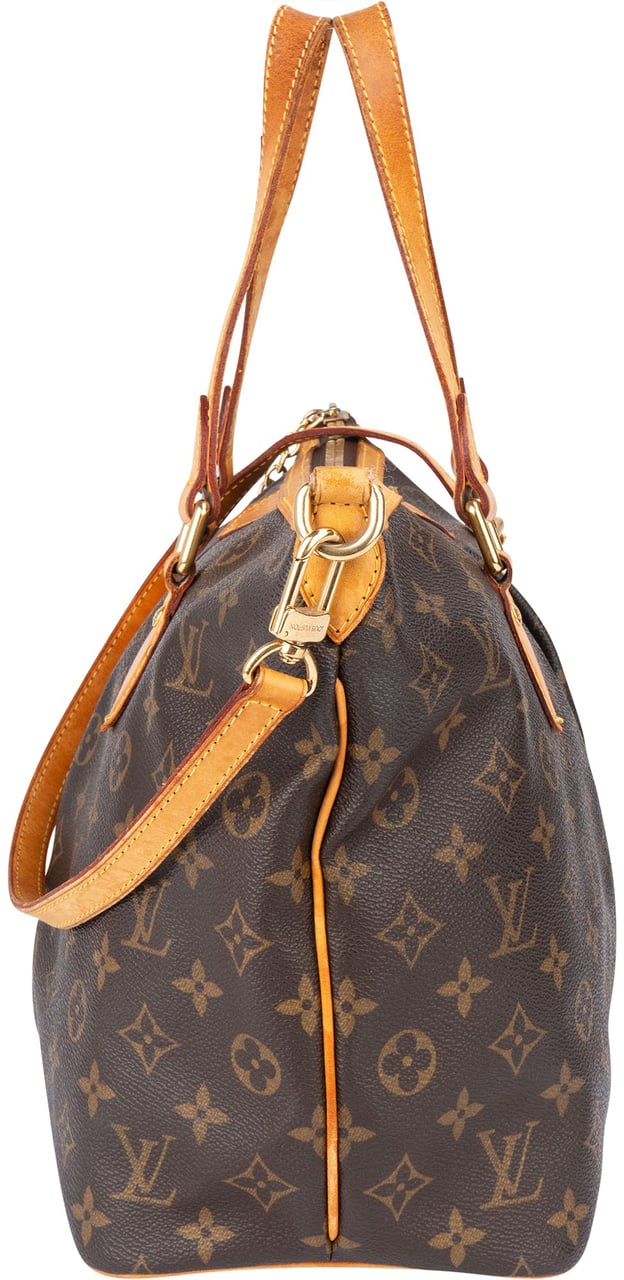 Louis Vuitton Louis Vuitton Canvas Monogram Palermo PM Handbag Bruin