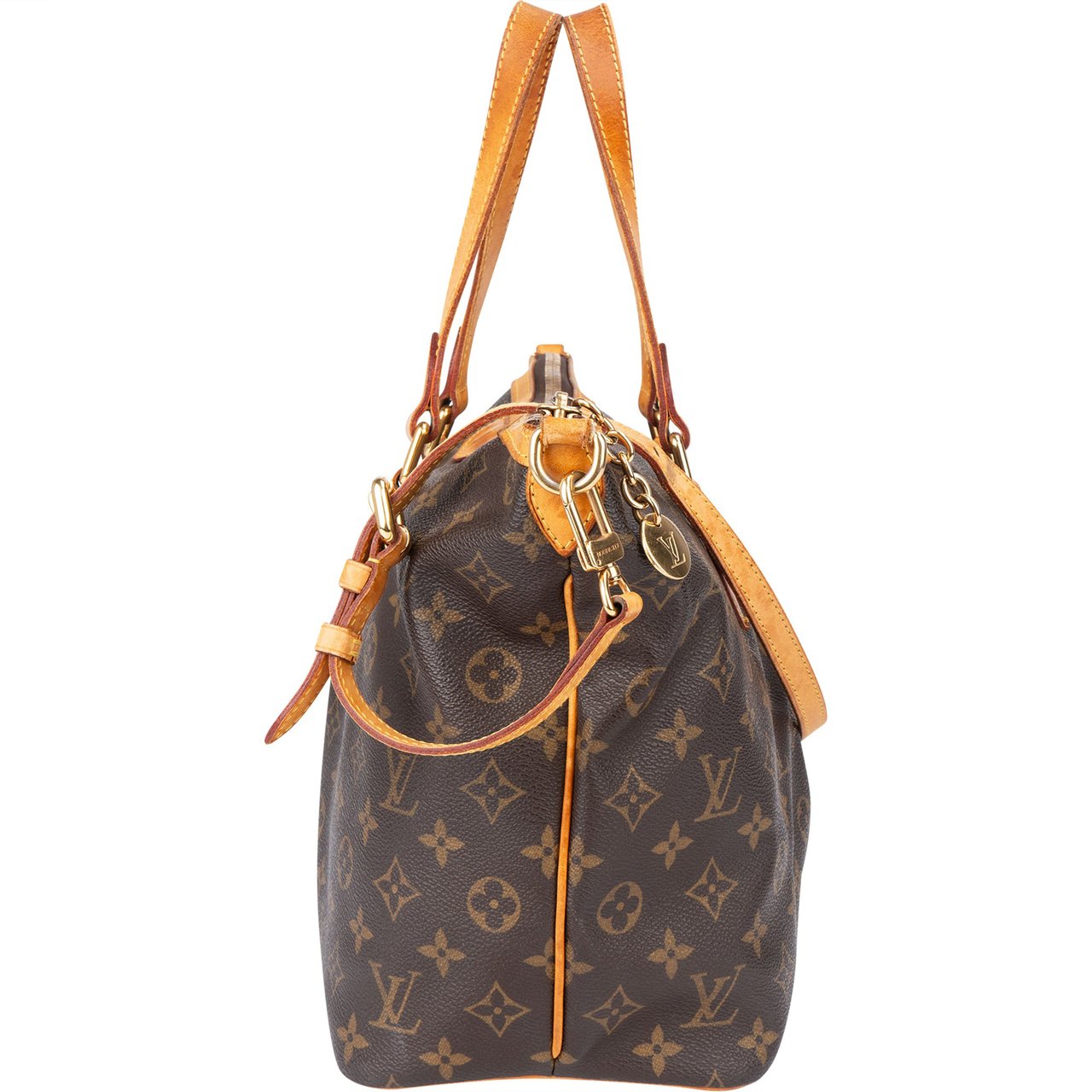 Louis Vuitton Louis Vuitton Canvas Monogram Palermo PM Handbag Bruin
