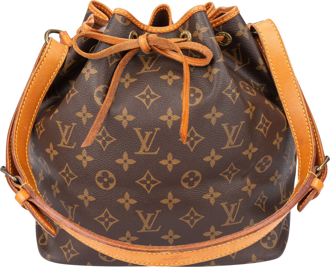 Louis Vuitton Louis Vuitton Canvas Monogram Sac Noe Petit Shoulder Bag Bruin