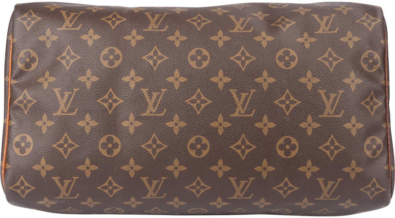 Louis Vuitton Louis Vuitton Canvas Monogram Speedy 30 Handbag Bruin