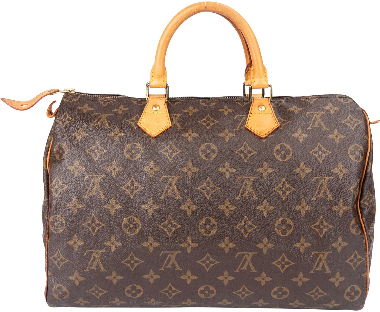 Louis Vuitton Louis Vuitton Canvas Monogram Speedy 30 Handbag Bruin