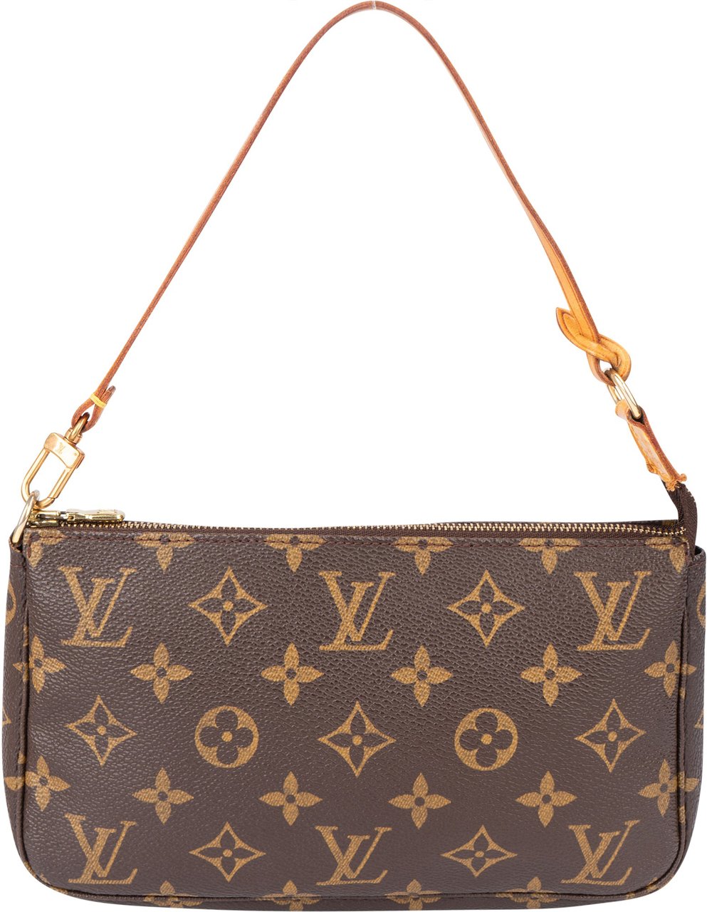Louis Vuitton Louis Vuitton Canvas Monogram Pochette Accessoire Handbag Bruin