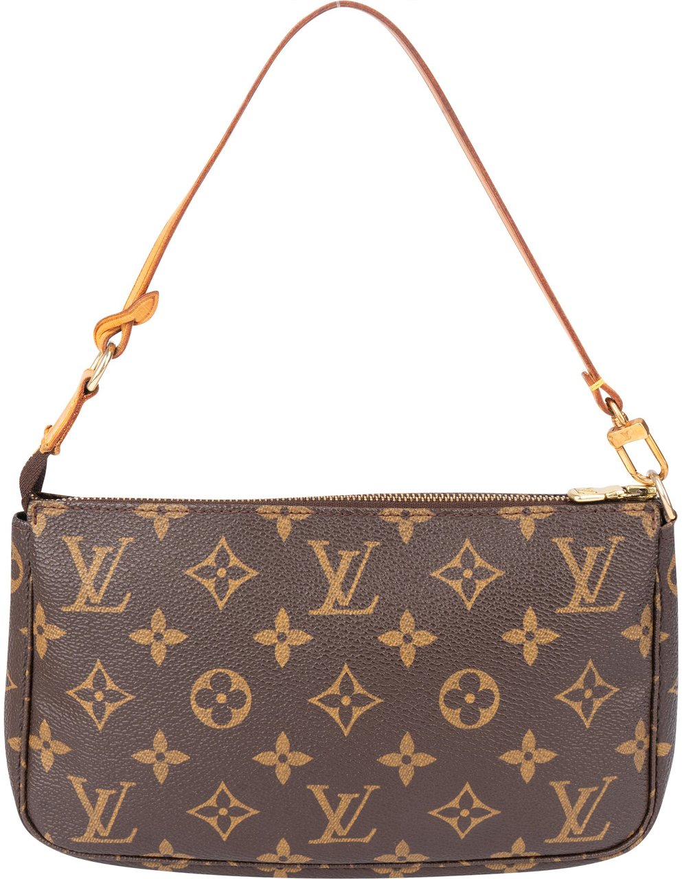 Louis Vuitton Louis Vuitton Canvas Monogram Pochette Accessoire Handbag Bruin