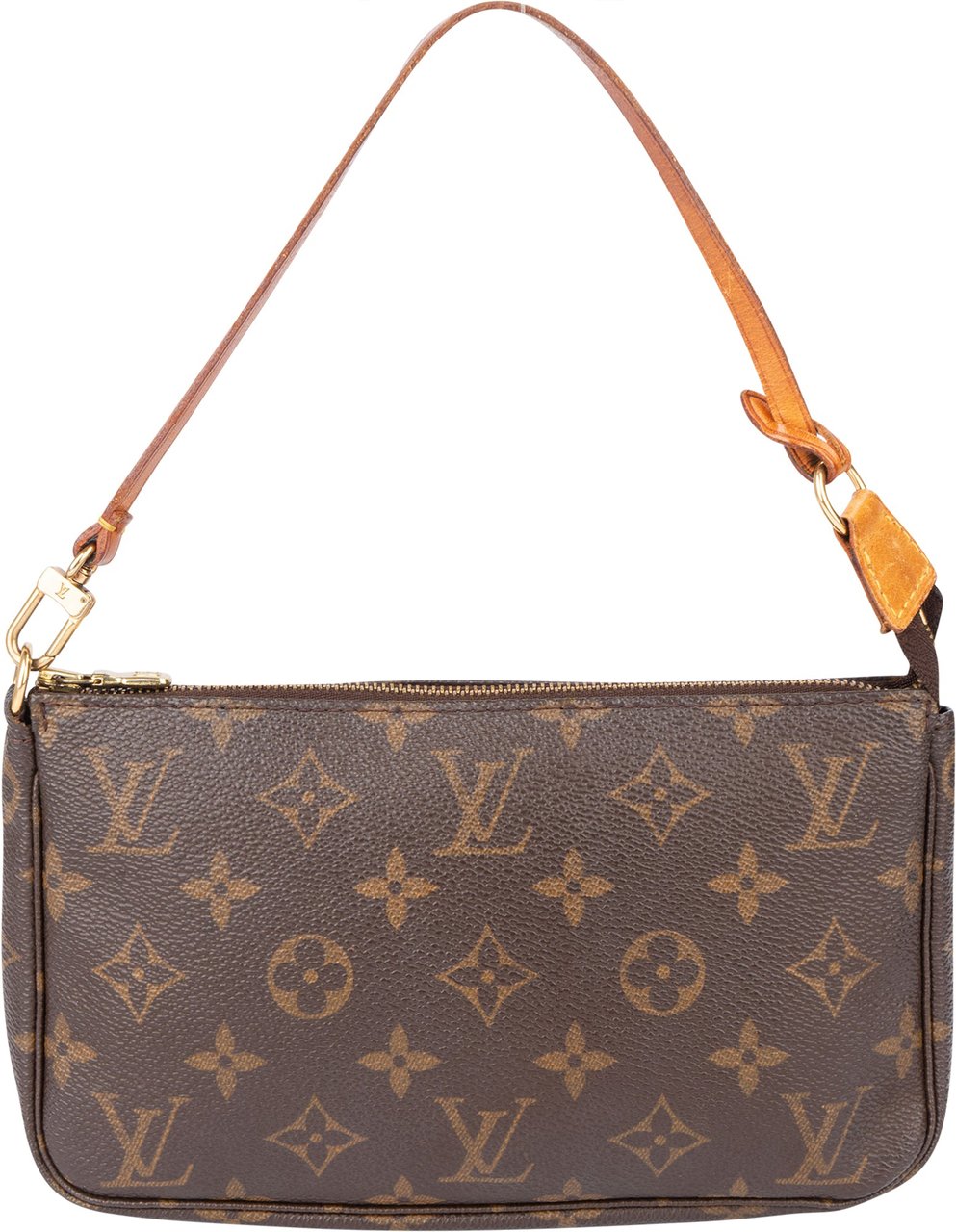 Louis Vuitton Louis Vuitton Canvas Monogram Pochette Accessoire Handbag Bruin