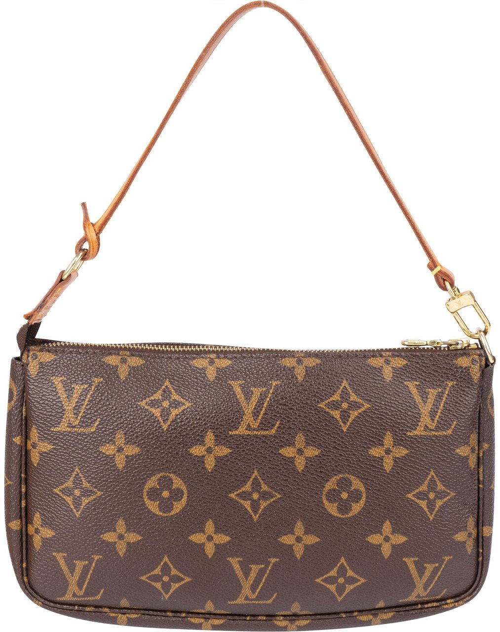 Louis Vuitton Louis Vuitton Canvas Monogram Pochette Accessoire Handbag Bruin