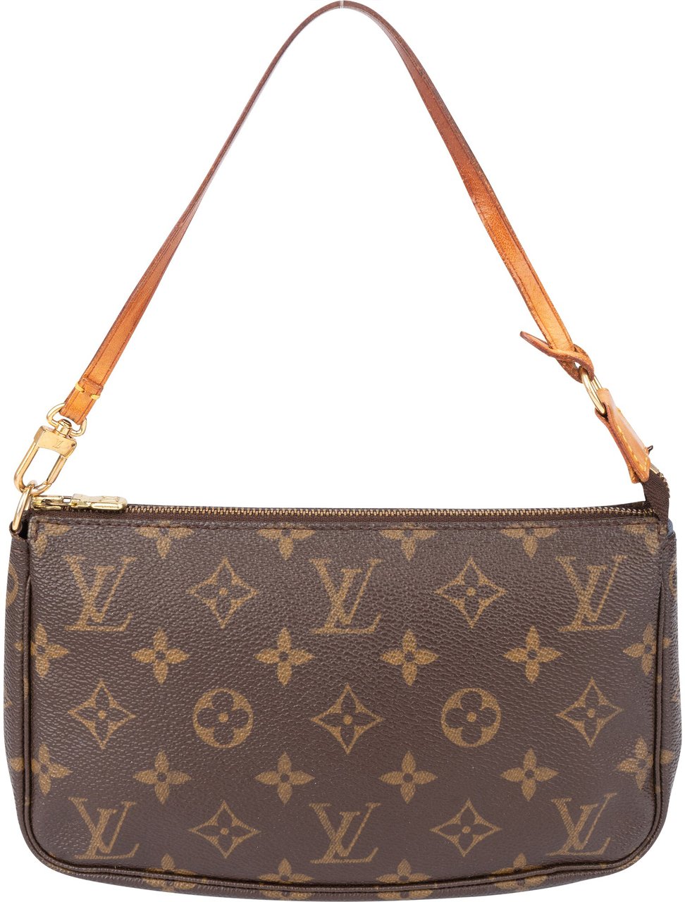 Louis Vuitton Louis Vuitton Canvas Monogram Pochette Accessoire Handbag Bruin