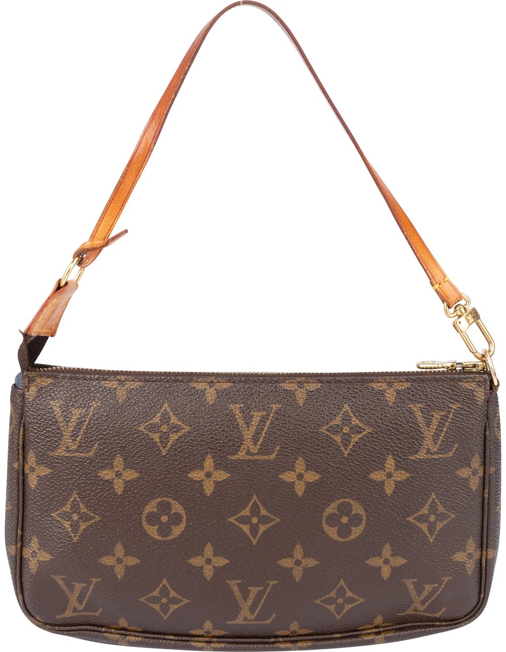 Louis Vuitton Louis Vuitton Canvas Monogram Pochette Accessoire Handbag Bruin