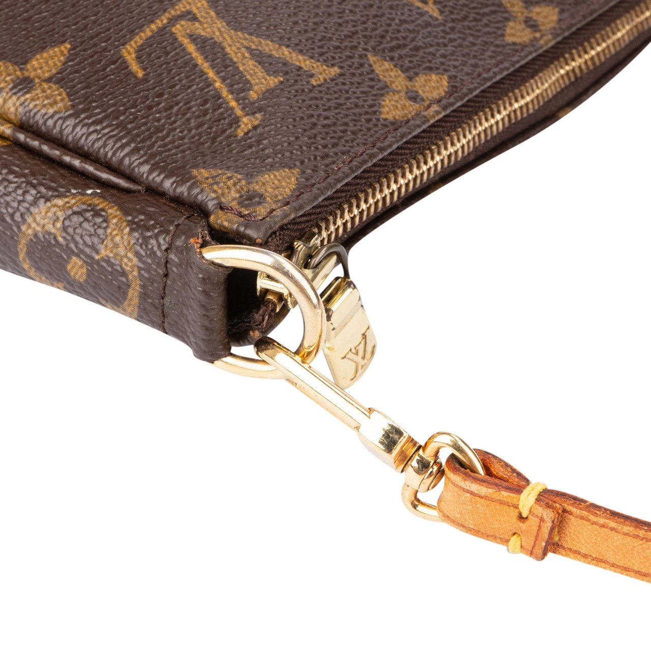 Louis Vuitton Louis Vuitton Canvas Monogram Pochette Accessoire Handbag Bruin