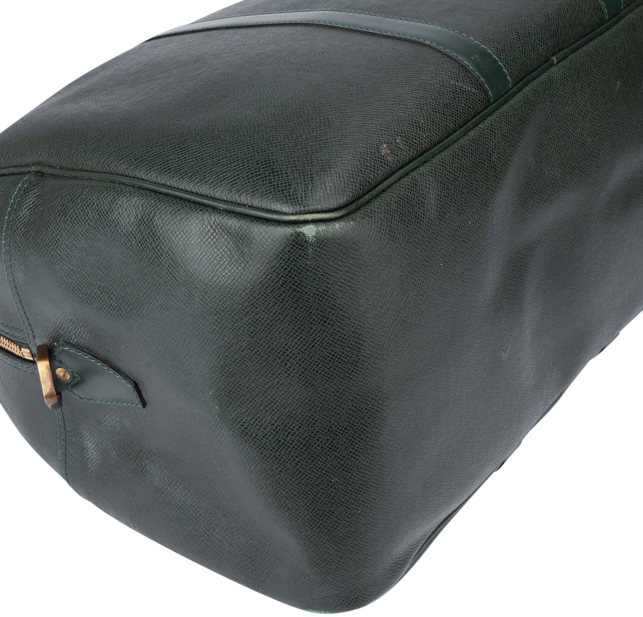 Louis Vuitton Louis Vuitton Vert Taiga Leather Kendall 45 Travel Bag Groen