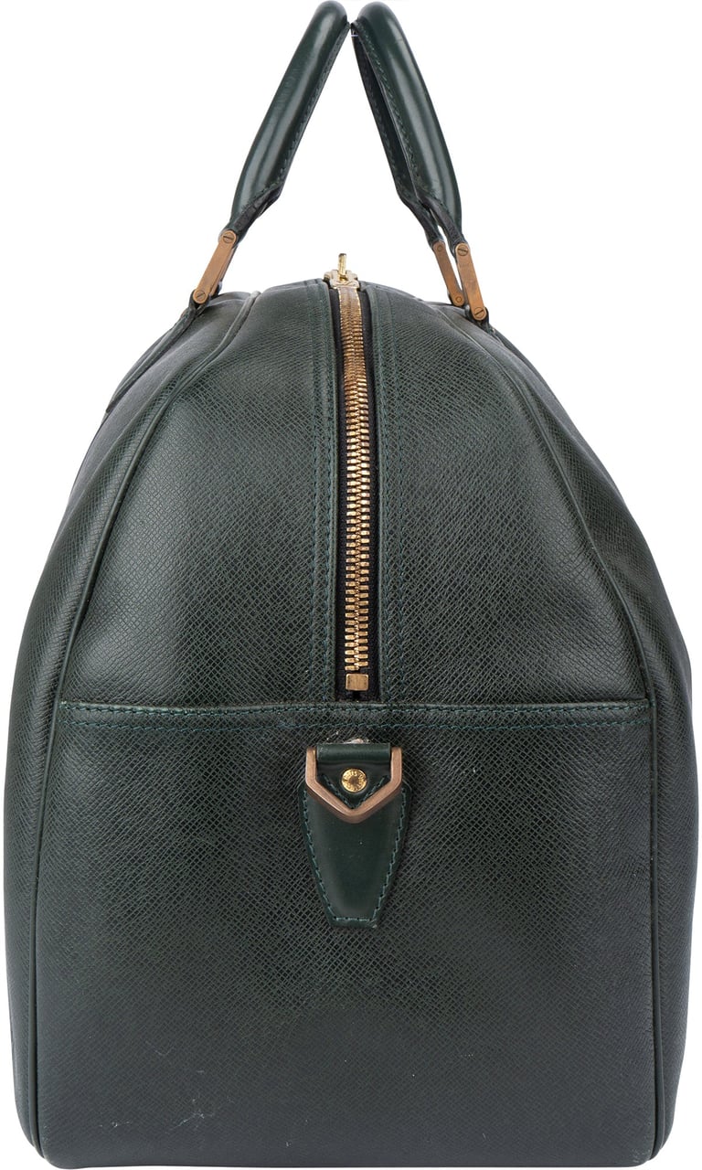 Louis Vuitton Louis Vuitton Vert Taiga Leather Kendall 45 Travel Bag Groen