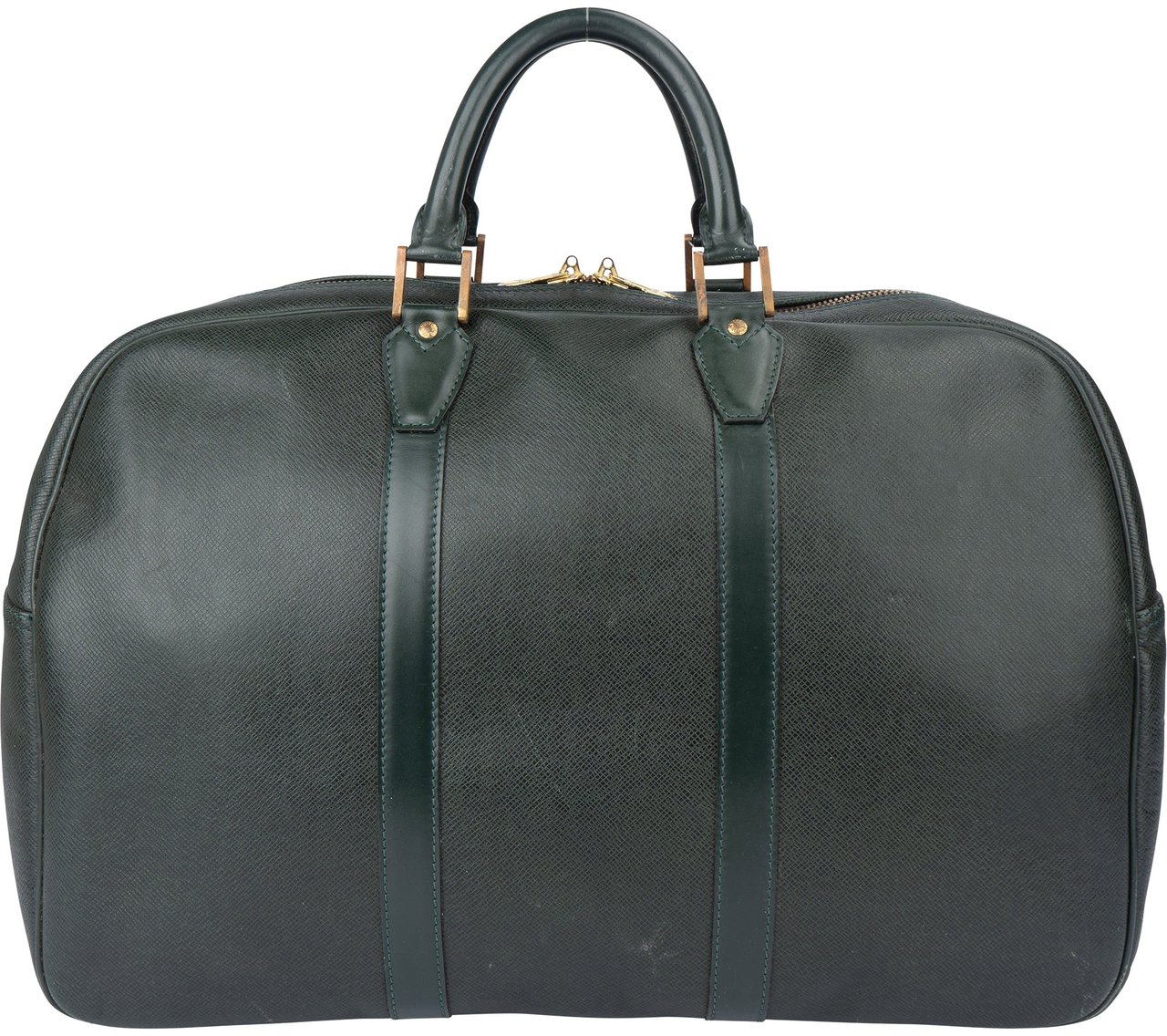 Louis Vuitton Louis Vuitton Vert Taiga Leather Kendall 45 Travel Bag Groen