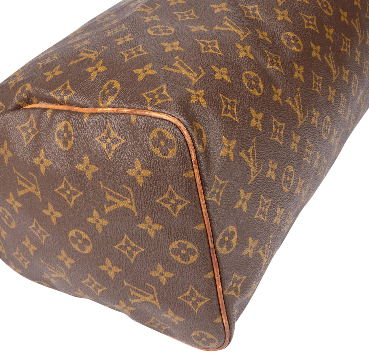 Louis Vuitton Louis Vuitton Canvas Monogram Speedy 40 Handbag Bruin