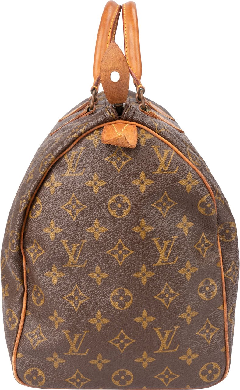 Louis Vuitton Louis Vuitton Canvas Monogram Speedy 40 Handbag Bruin