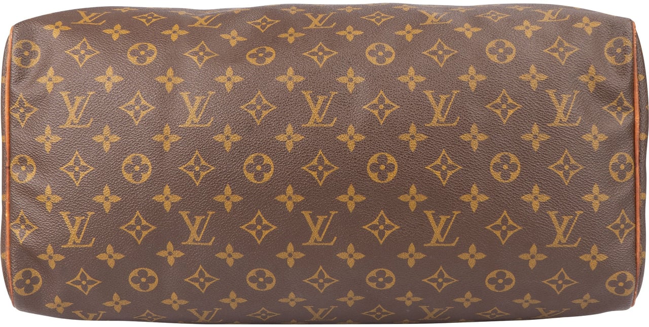Louis Vuitton Louis Vuitton Canvas Monogram Speedy 40 Handbag Bruin
