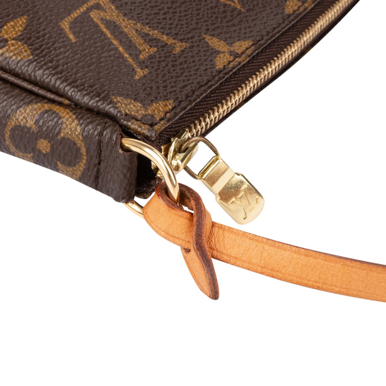 Louis Vuitton Louis Vuitton Canvas Monogram Pochette Accessoire Handbag Bruin