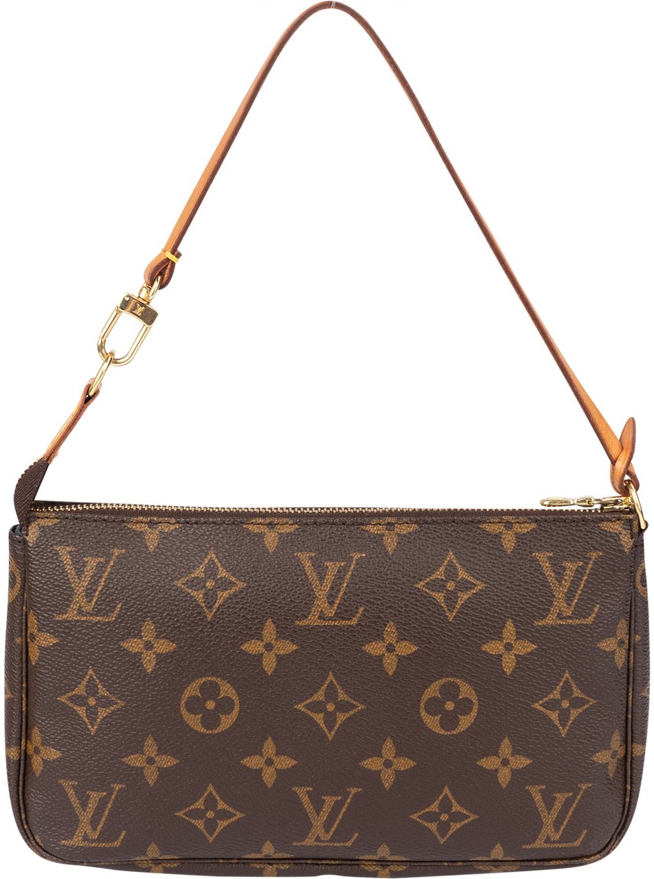 Louis Vuitton Louis Vuitton Canvas Monogram Pochette Accessoire Handbag Bruin