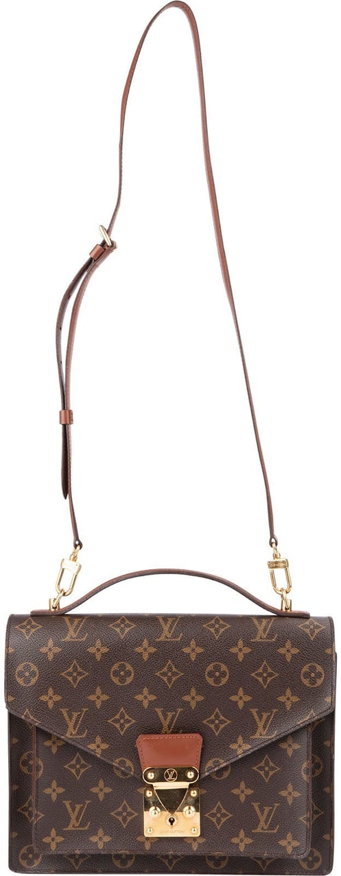 Louis Vuitton Monogram Canvas Monceau Handbag Bruin