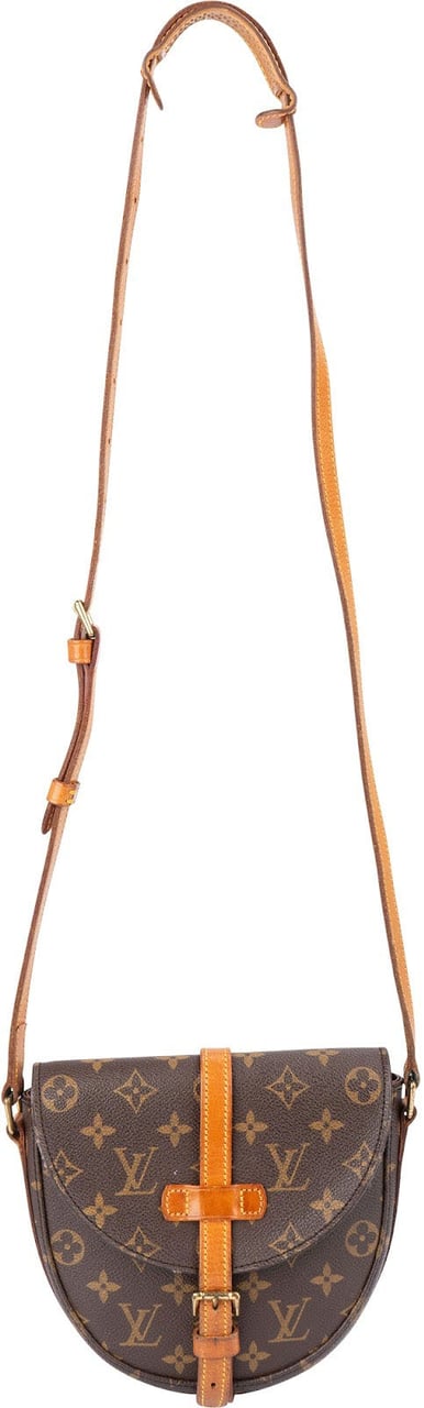 Louis Vuitton Monogram Canvas Chantilly PM Crossbody Bag Bruin