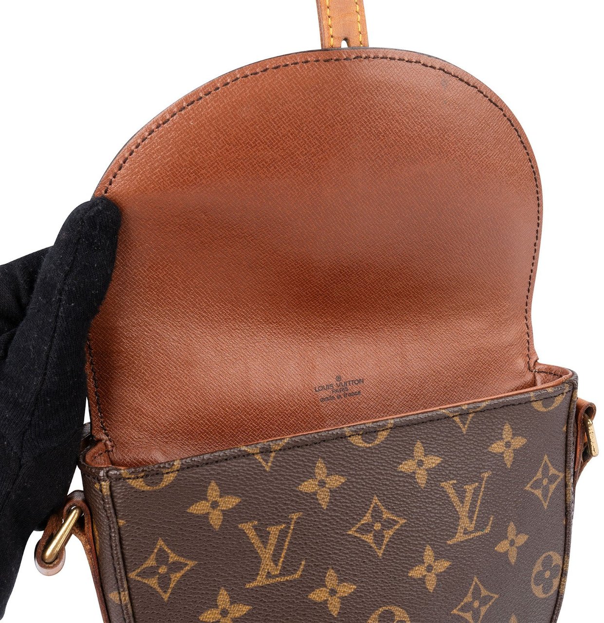 Louis Vuitton Monogram Canvas Chantilly PM Crossbody Bag Bruin