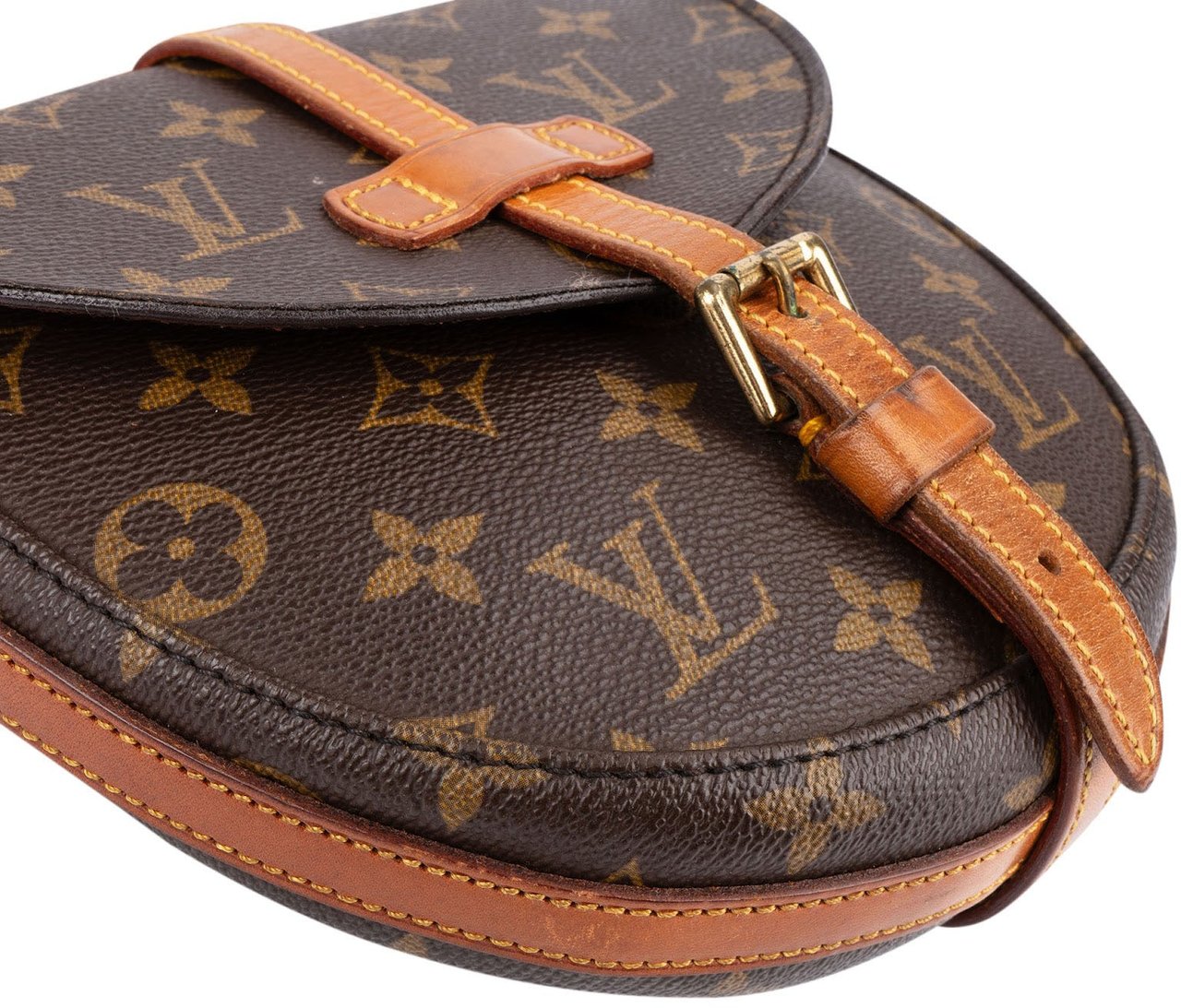 Louis Vuitton Monogram Canvas Chantilly PM Crossbody Bag Bruin