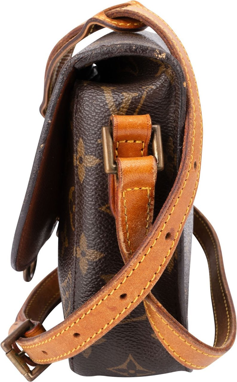 Louis Vuitton Monogram Canvas Saint Cloud PM Crossbody Bag Bruin