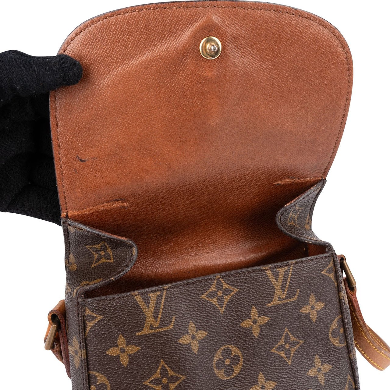 Louis Vuitton Monogram Canvas Saint Cloud PM Crossbody Bag Bruin