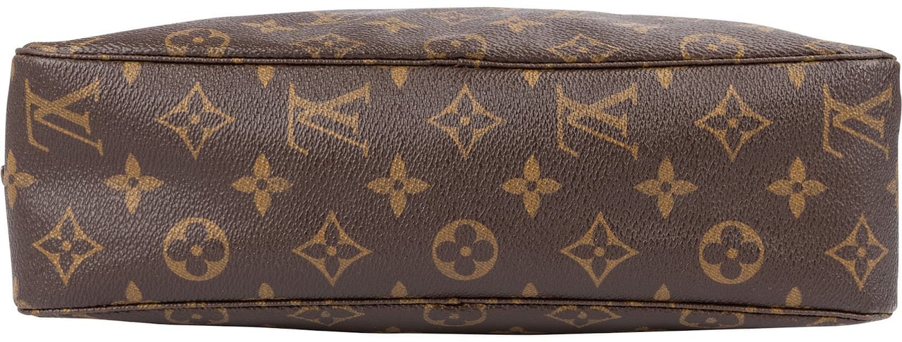 Louis Vuitton Monogram Canvas Trousse Toilette 28 Clutch Bruin