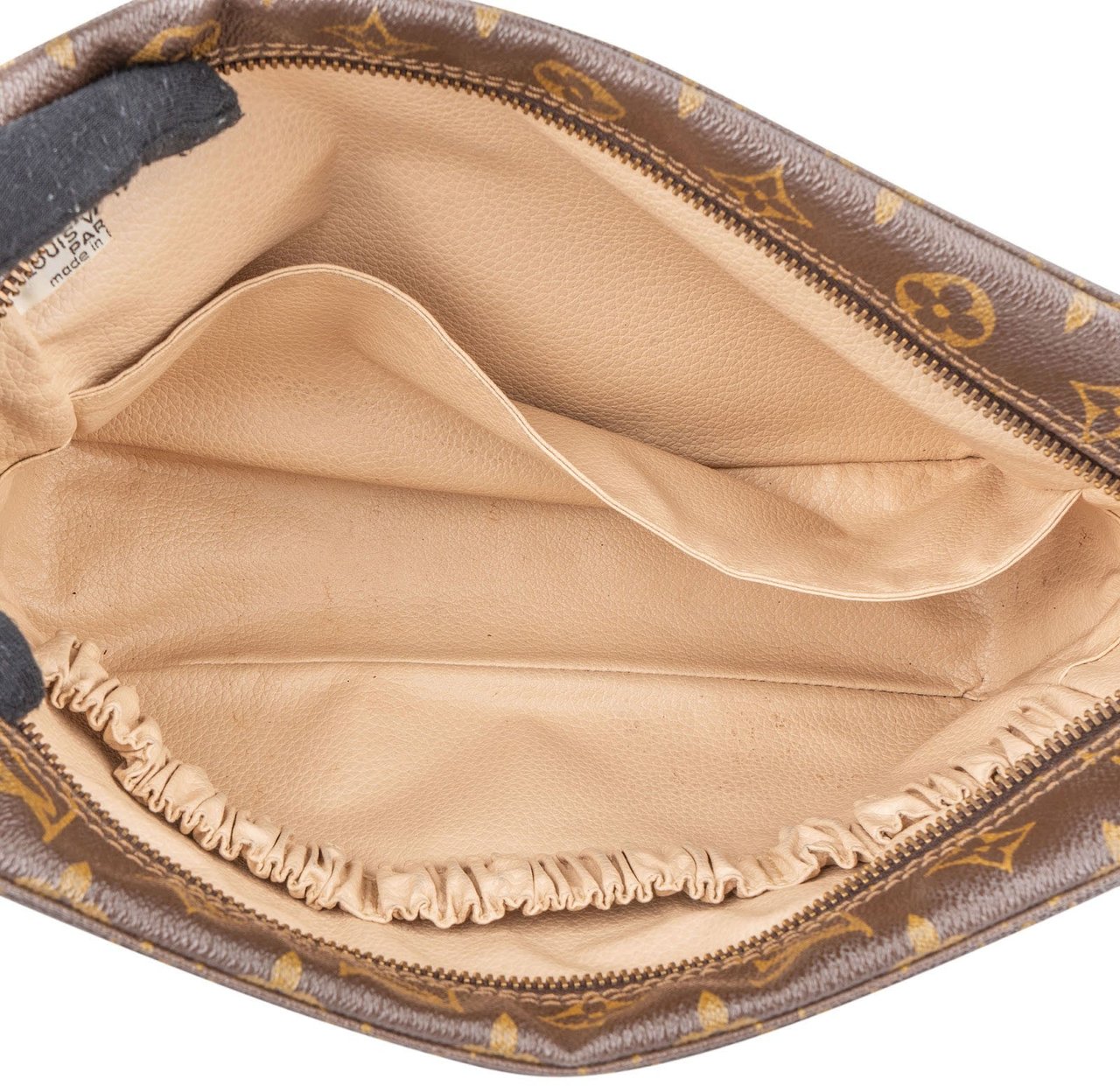 Louis Vuitton Monogram Canvas Trousse Toilette 28 Clutch Bruin