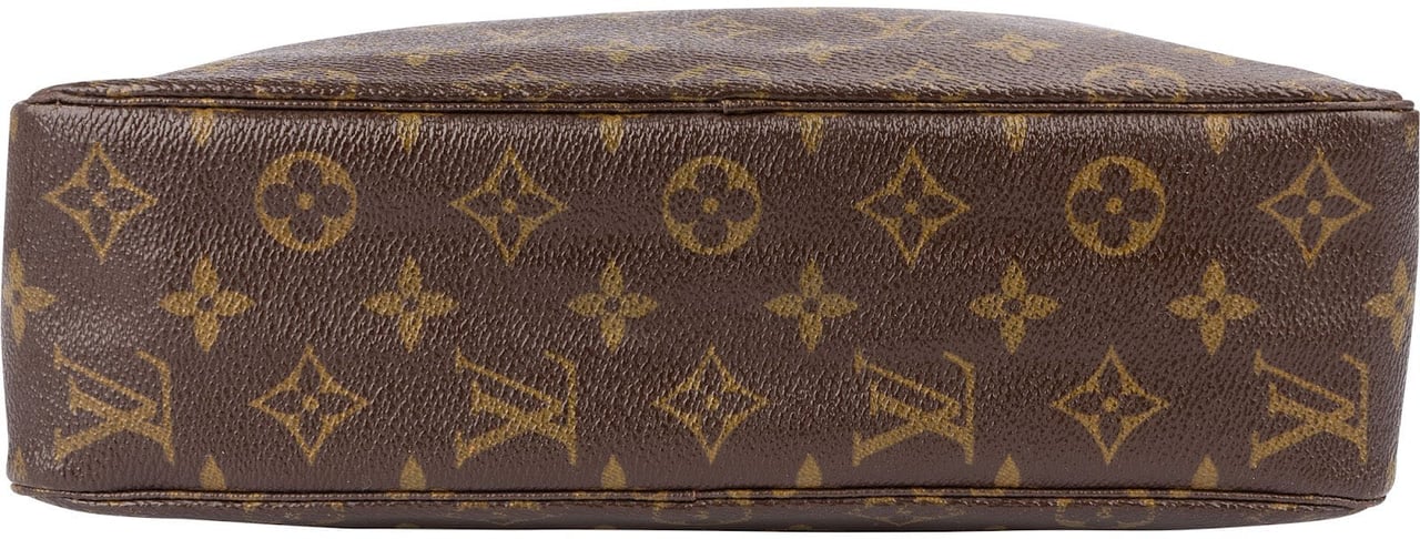 Louis Vuitton Monogram Canvas Trousse Toilette 28 Clutch Bruin
