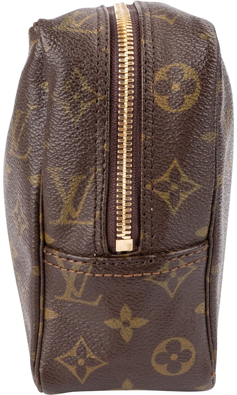 Louis Vuitton Monogram Canvas Trousse Toilette 28 Clutch Bruin