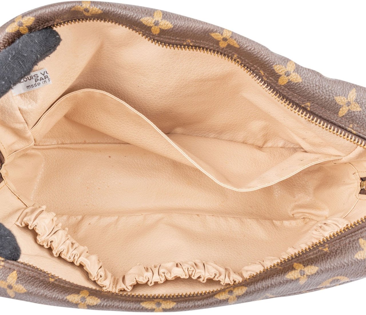 Louis Vuitton Monogram Canvas Trousse Toilette 28 Clutch Bruin