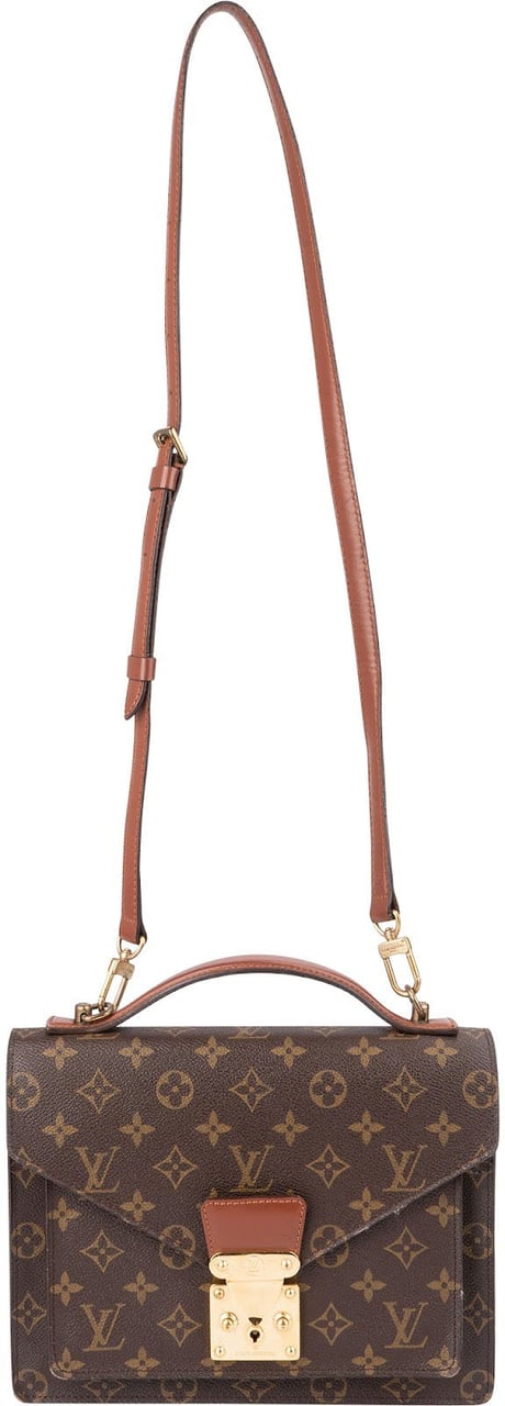 Louis Vuitton Monogram Canvas Monceau Handbag Bruin