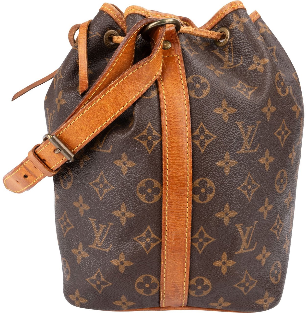 Louis Vuitton Monogram Canvas Sac Noé Petit Shoulder Bag Bruin