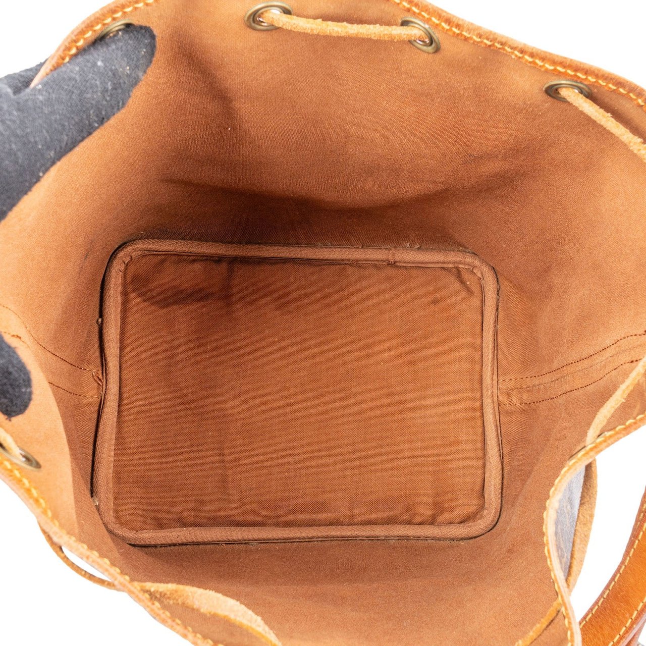 Louis Vuitton Monogram Canvas Sac Noé Petit Shoulder Bag Bruin