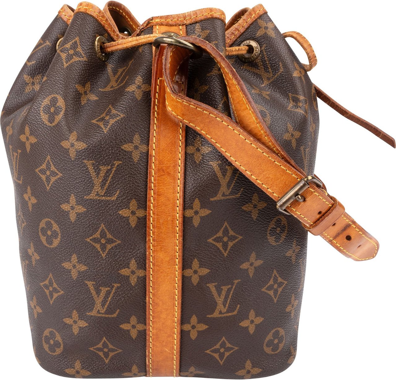 Louis Vuitton Monogram Canvas Sac Noé Petit Shoulder Bag Bruin