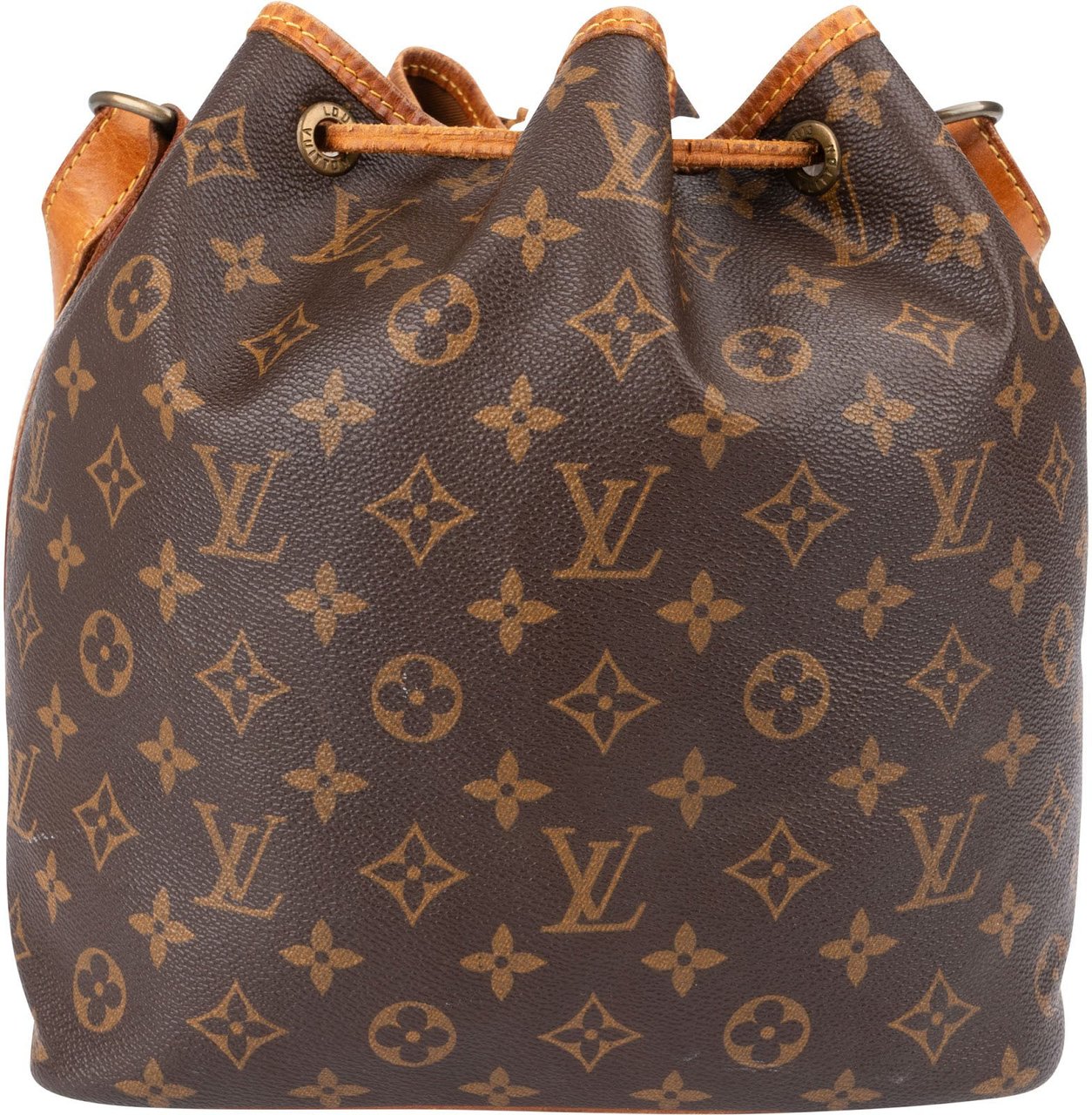 Louis Vuitton Monogram Canvas Sac Noé Petit Shoulder Bag Bruin