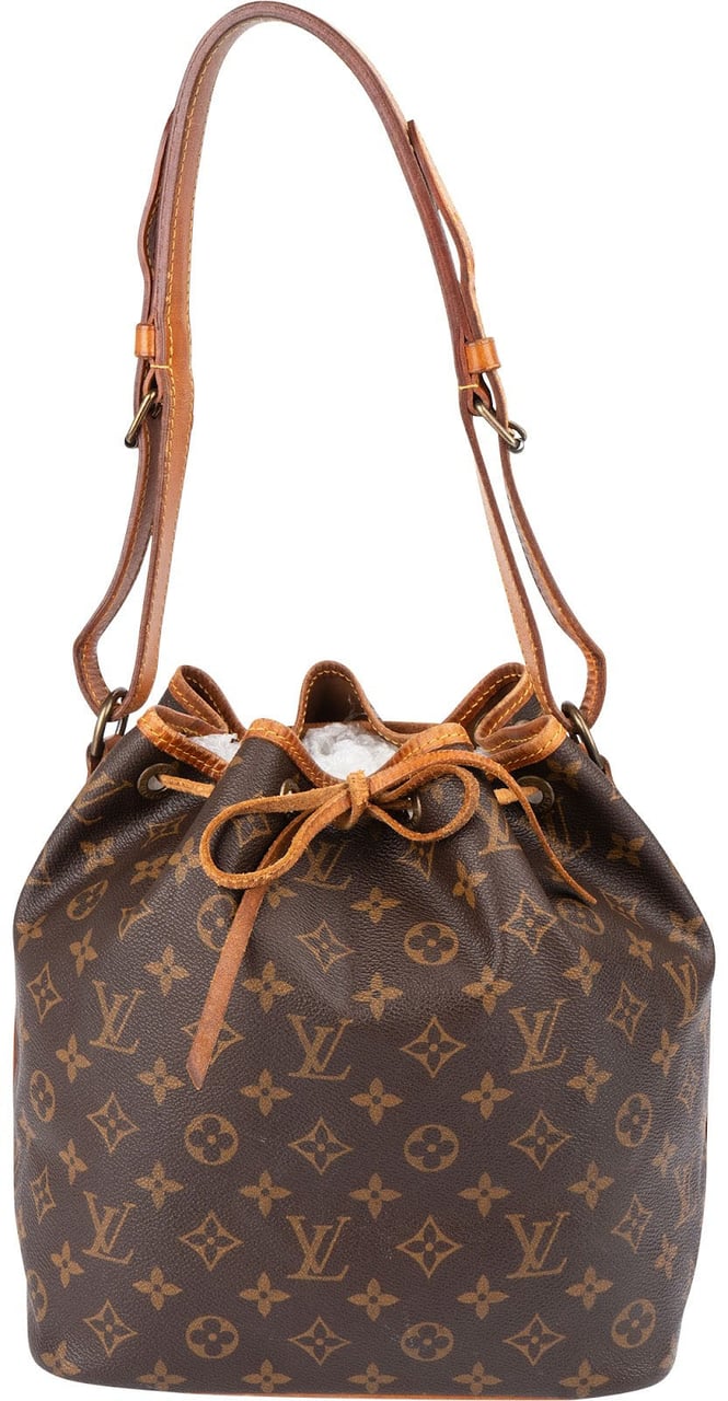 Louis Vuitton Monogram Canvas Sac Noé Petit Shoulder Bag Bruin