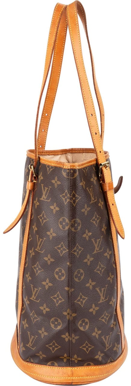 Louis Vuitton Monogram Canvas Bucket GM Shoulder Bag Bruin
