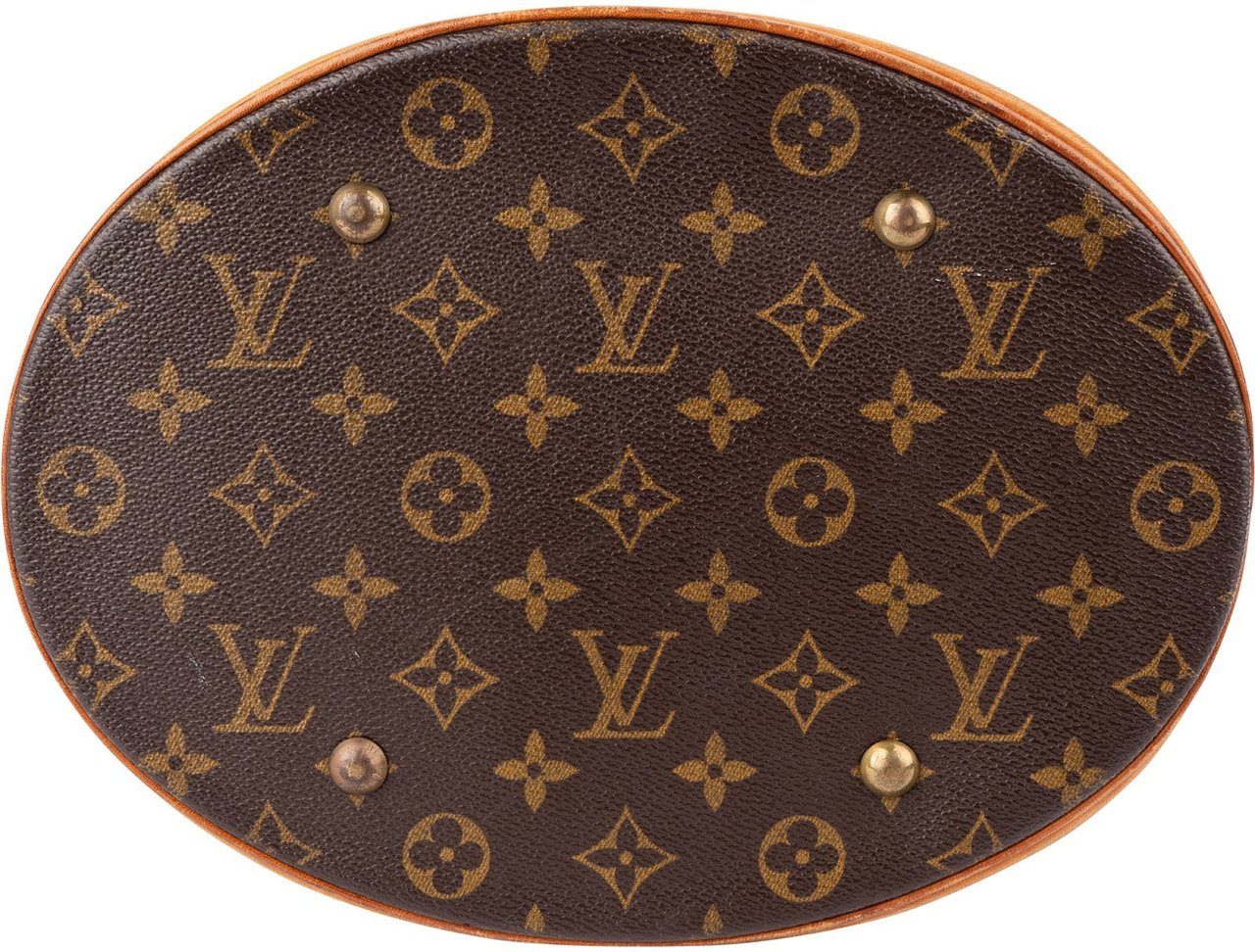Louis Vuitton Monogram Canvas Bucket GM Shoulder Bag Bruin