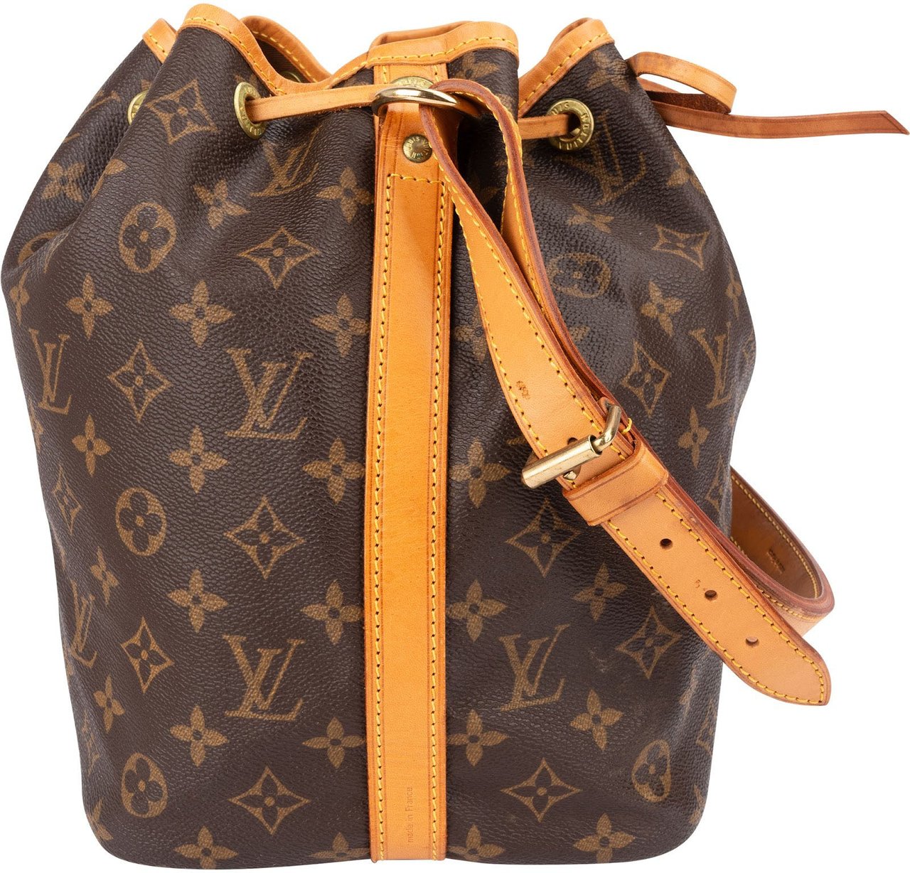 Louis Vuitton Monogram Canvas Sac Noé Petit Shoulder Bag Bruin