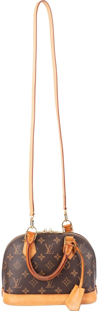 Louis Vuitton Monogram Canvas Alma BB Bandoulière Handbag Bruin