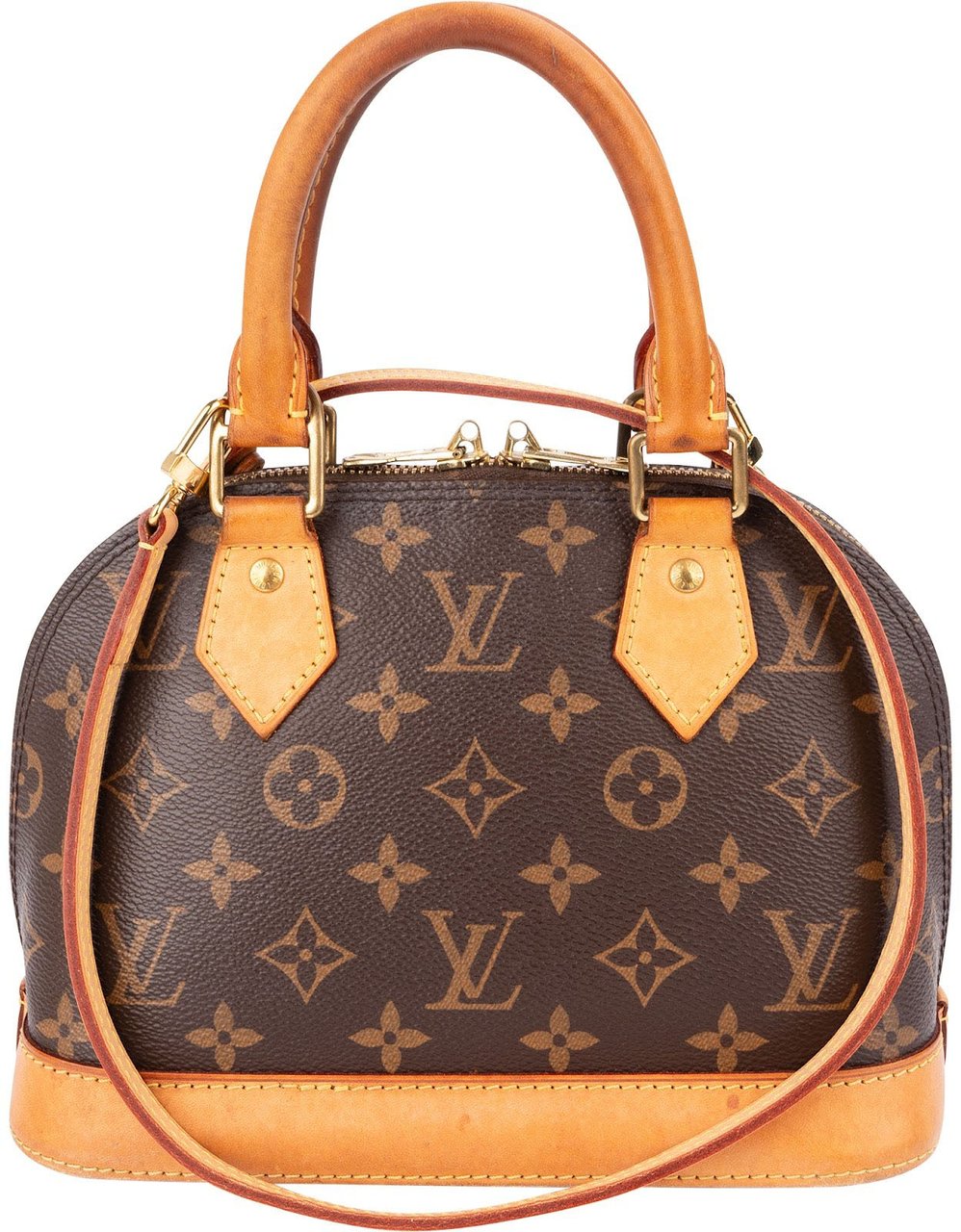 Louis Vuitton Monogram Canvas Alma BB Bandoulière Handbag Bruin