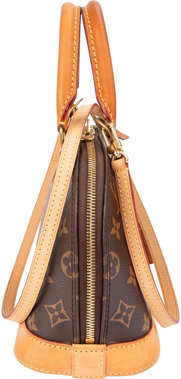 Louis Vuitton Monogram Canvas Alma BB Bandoulière Handbag Bruin