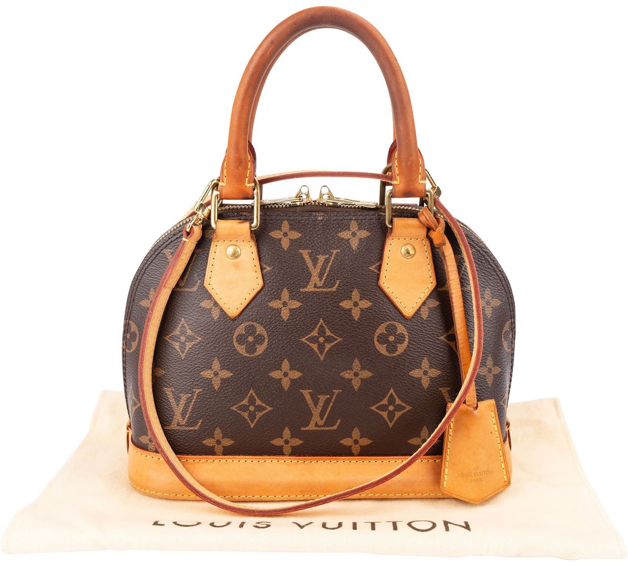 Louis Vuitton Monogram Canvas Alma BB Bandoulière Handbag Bruin