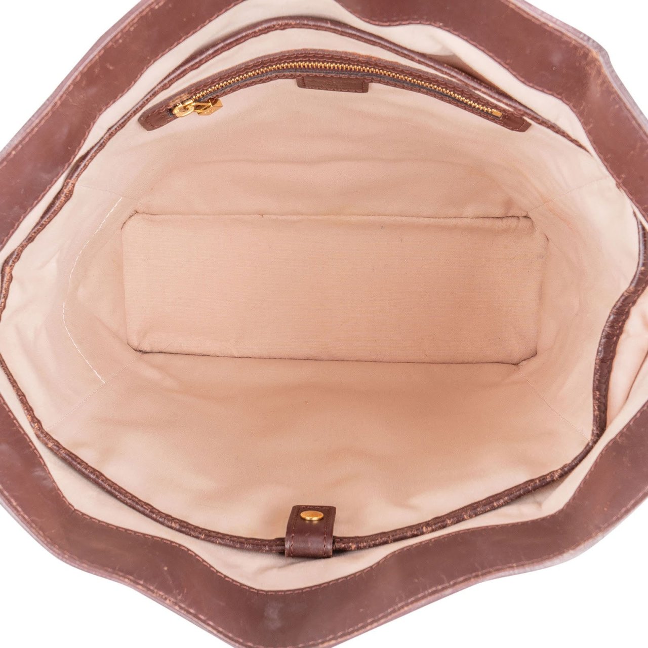 Louis Vuitton Monogram Mini Lin Canvas Lucille Handbag Rood