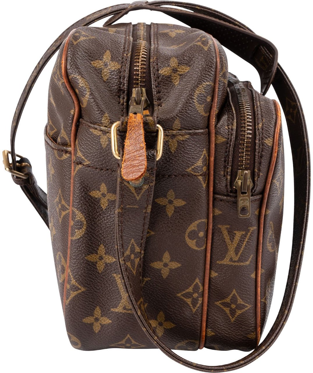 Louis Vuitton Monogram Canvas Reporter Nile Crossbody Bag Bruin