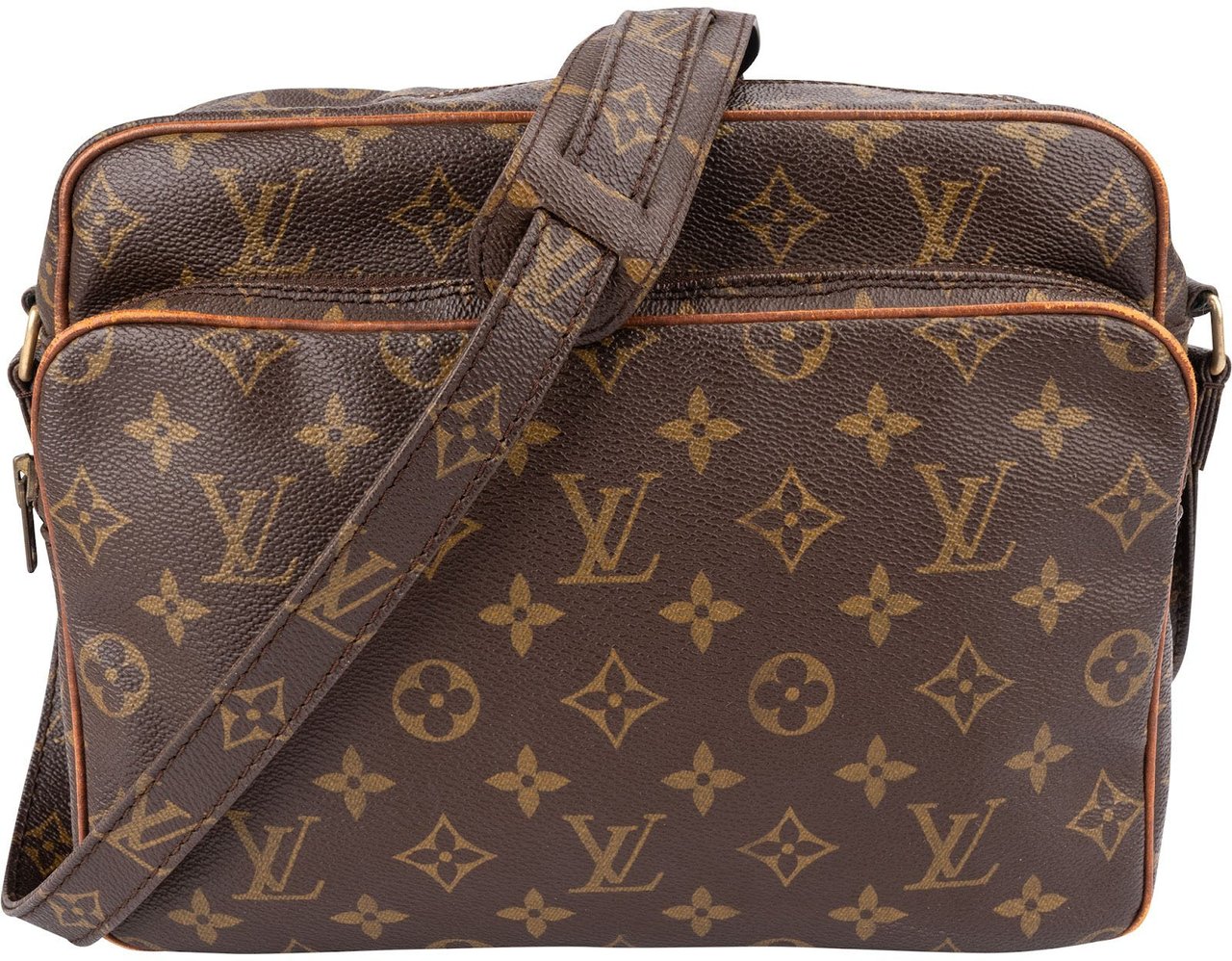 Louis Vuitton Monogram Canvas Reporter Nile Crossbody Bag Bruin