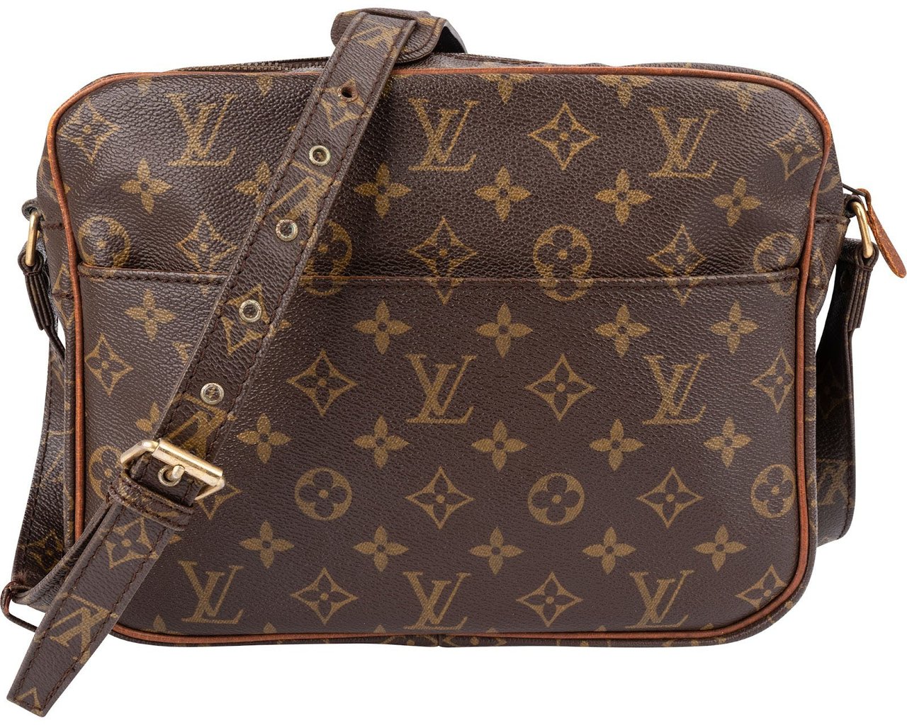 Louis Vuitton Monogram Canvas Reporter Nile Crossbody Bag Bruin