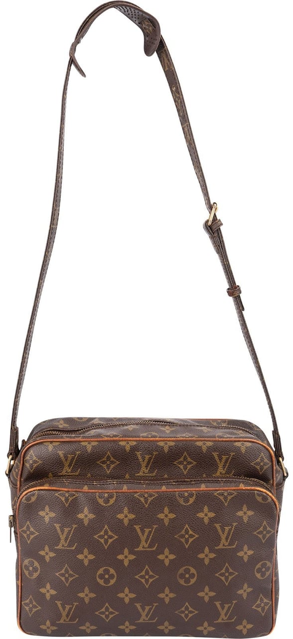 Louis Vuitton Monogram Canvas Reporter Nile Crossbody Bag Bruin