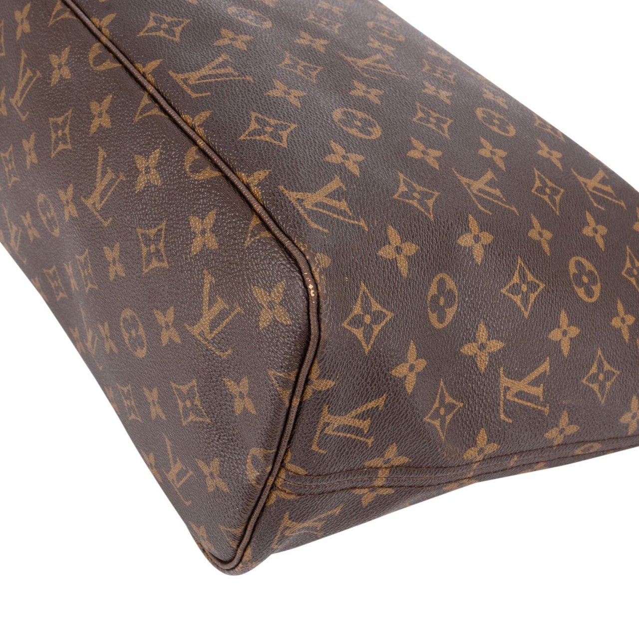 Louis Vuitton Monogram Canvas Neverfull MM Shoulder Bag Bruin